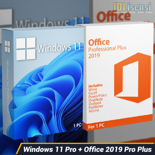 Windows 11 Pro dan Office 2019 Pro Plus – Original Retail